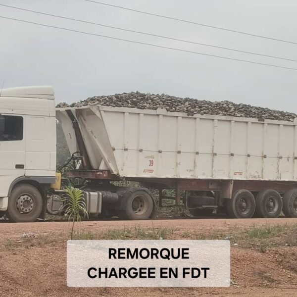 REMORQUE CHARGÉE EN FDT